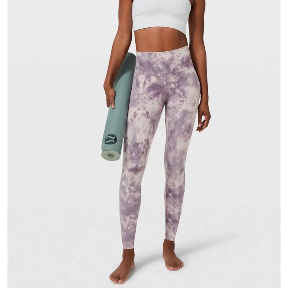 lululemon athletica Purple Tie-Dye Leggings